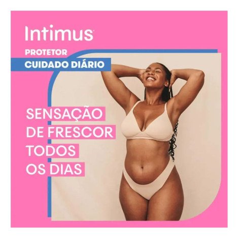 Protetor Diário Intimus Cuidado Diário sem Perfume 40 Unidades