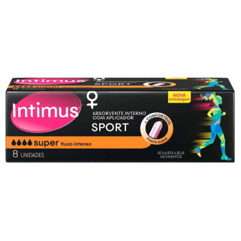 Absorvente Intimus Sport Interno Super 08 Unidades