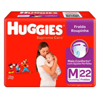 Fralda Huggies Roupinha M C/22Un