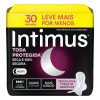 Absorvente Intimus Noturno Toda Protegida Cobertura Suave Com Abas 30 unidades