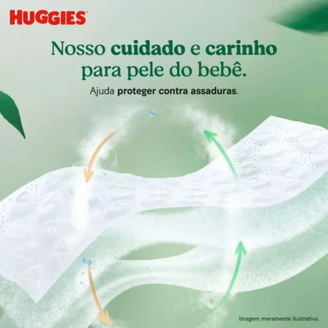 Fralda Roupinha Huggies Natural Care G 60 Unidades