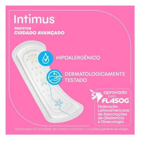 Protetor Diário Intimus Cuidado Diário 40 Unidades