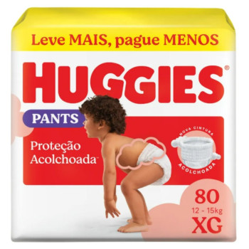 Fralda Huggies Supreme Care Roupinha XG 80 Unidades