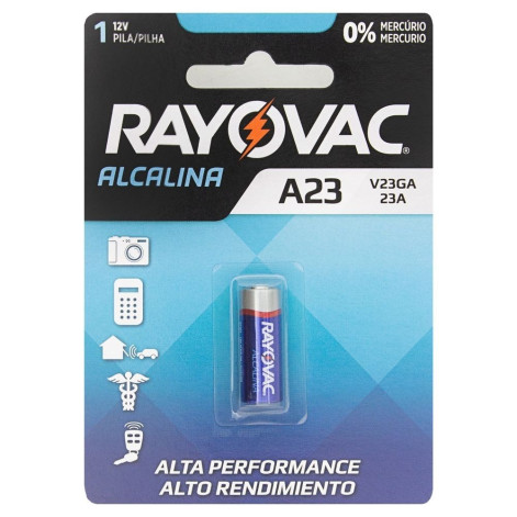 Pilha Alcalina Rayovac A23 1Un
