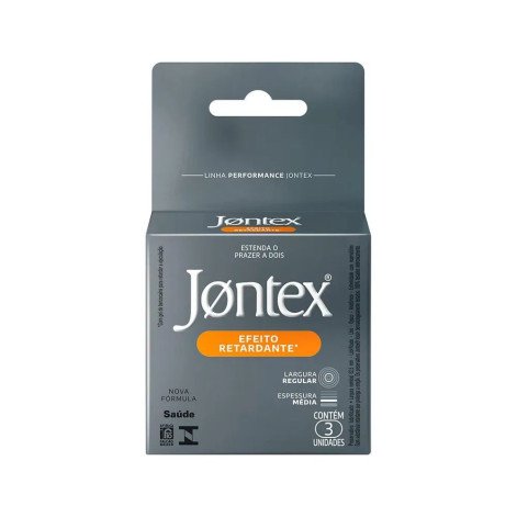 Camisinha Jontex Efeito Retardante 3 unidades