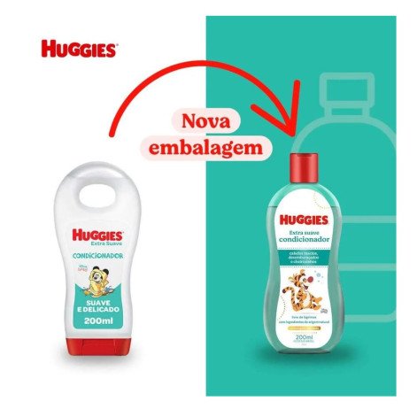 Condicionador Infantil Huggies Extra Suave com 200ml