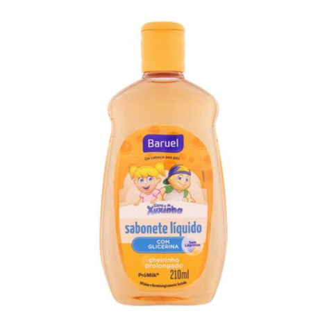 Sabonete Líquido com Glicerina, Turma da Xuxinha Baruel, 210 ml