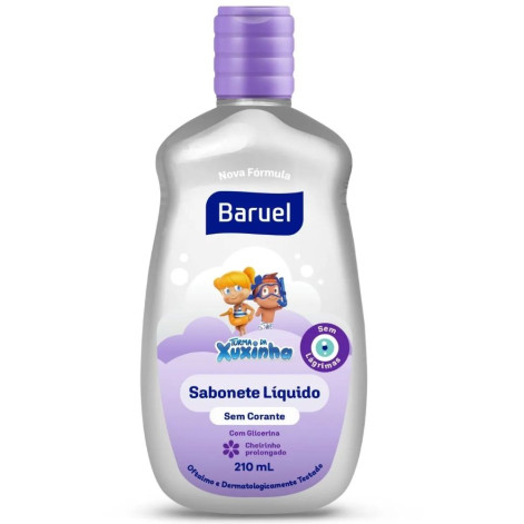 Sabonete Líquido Infantil Turma da Xuxinha Sem Corante 210ml