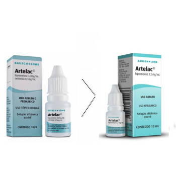 Artelac Bausch E Lomb Solução Oftálmico Estéril 10ml