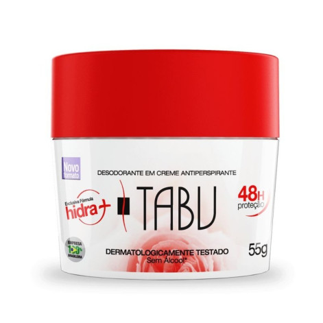 Desodorante Antitranspirante Creme Tabu 55G Trad