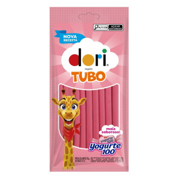 Regaliz Yogurte100 Tubo Recheado 70g