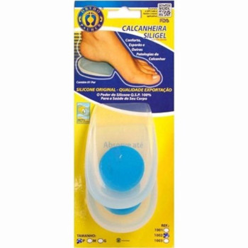 Calcanheira Silicone Esporão Ponto Azul 1002 Tam G 
