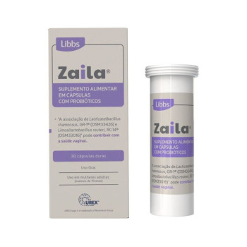 Suplemento Alimentar Zaila 30 Cápsulas Duras Libbs