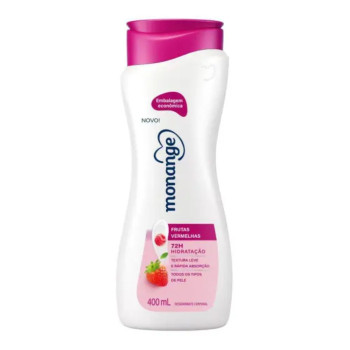 Hidratante Desodorante Monange Hidratação Essencial Frutas Vermelhas 400ML