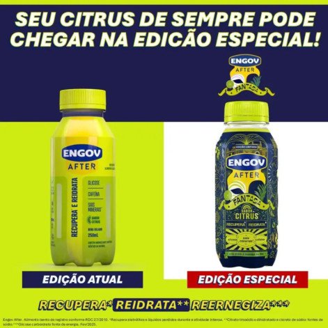 Bebida Isotônica Engov After Citrus 250ml