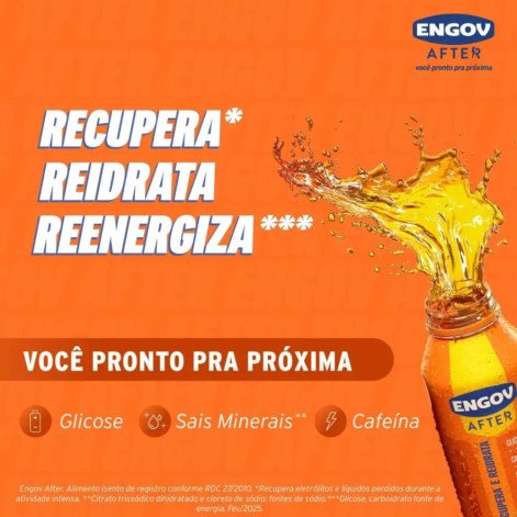 Bebida Engov After Sabor Tangerina com 250ml