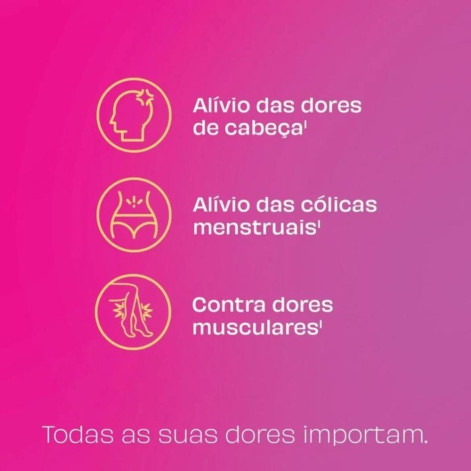 Analgésico Buscofem Ibuprofeno 400mg 2 Cápsulas