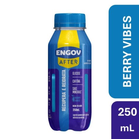Bebida Engov After Berry Vibes Recupera e Reidrata 250ml