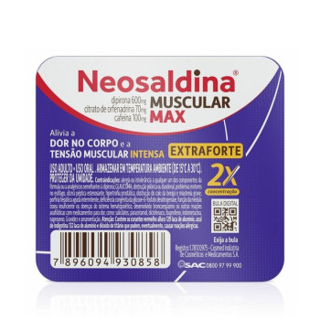 Neosaldina Muscular Max 4 Comprimidos