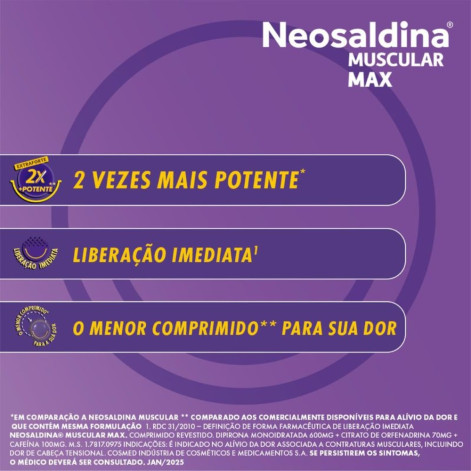Neosaldina Muscular Max 4 Comprimidos
