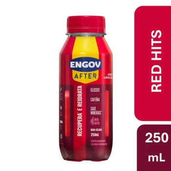 Bebida Isotônica Engov After Red Hits 250ml