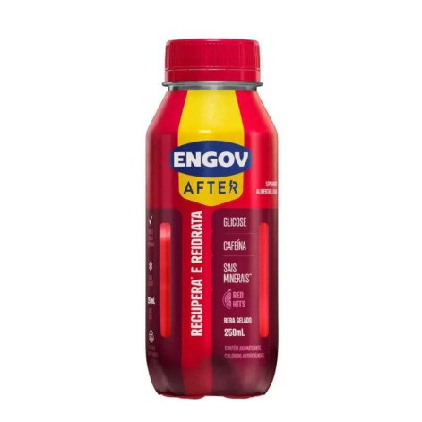 Bebida Isotônica Engov After Red Hits 250ml