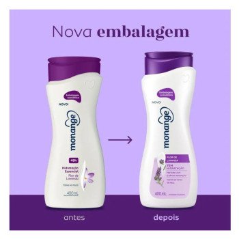 Hidratante Monange Flor de Lavanda Hidratação Essencial com Ação Desodorante 400ML