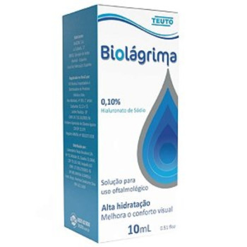 Solução Oftálmica Lubrificante Biolágrima 0.15% 10ml