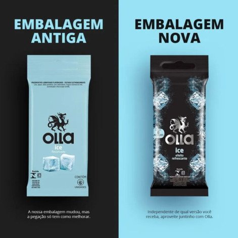 Camisinha Olla Ice com 6 unidades