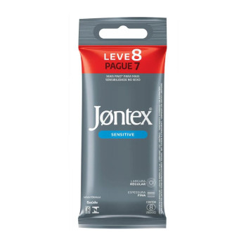 Camisinha Jontex Sensitive 8 unidades