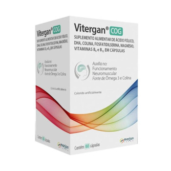  Vitergan COG 60 Cápsulas Suplemento Alimentar Marjan