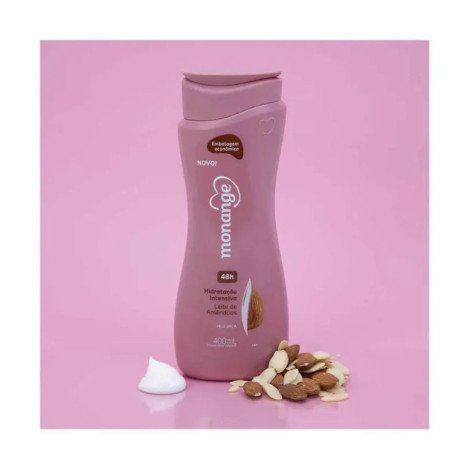 Hidratante Corporal Monange Hidratação Intensiva Leite de Amêndoas 400ml