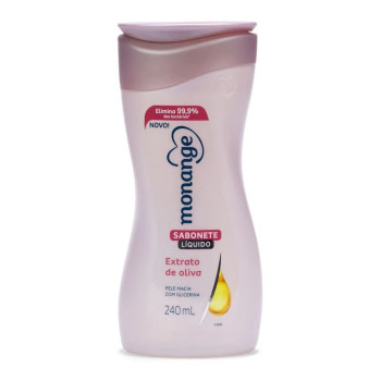 Sabonete Líquido Monange Extrato De Oliva 240ML
