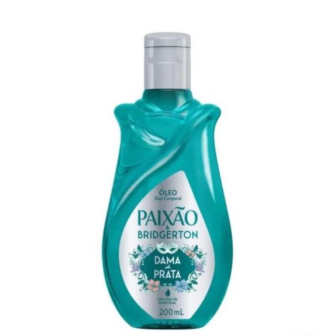 Óleo Corporal de Amêndoas Paixão & Bridgerton Dama de Prata 200ml