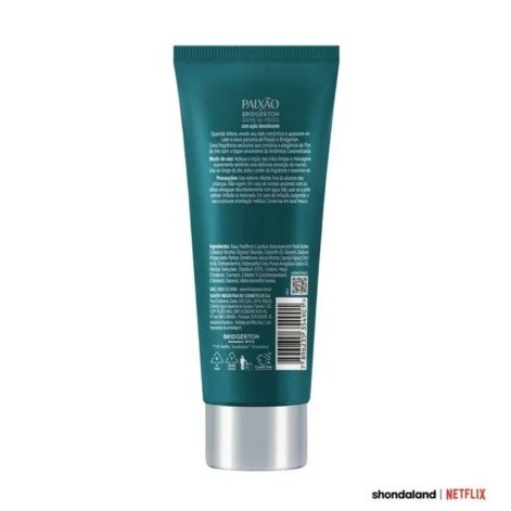 Loção Hidratante de Mãos Paixão & Bridgerton Dama de Prata com Ação Desodorante 75g