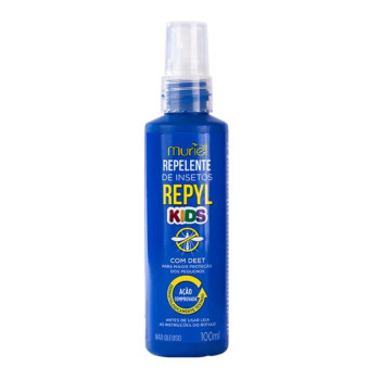 Repelente Spray Repyl Kids Com Deet Muriel 100ml