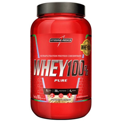 Whey 100% Pure Cookies & Cream Pote 900G
