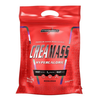 Creamass Hipercaloric Sabor Morango Com 3kg Integralmédica