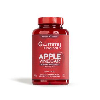 Biotina Gummy Apple Cider Vinegar Cereja 60 gomas