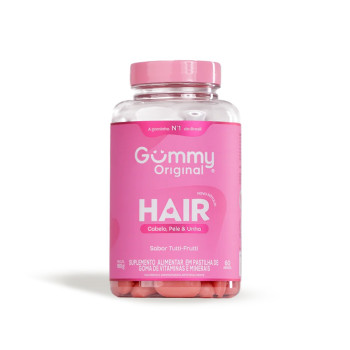 Suplemento Alimentar Gummy Hair Vitamin Tutti-Frutti - 60 unidades