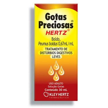 Gotas Preciosas Hertz Solução 30ml