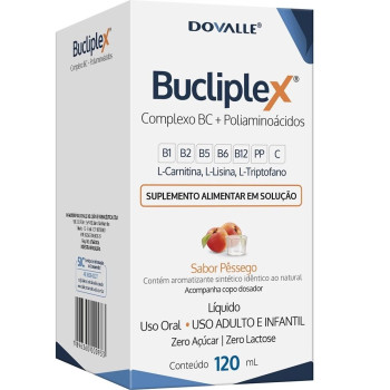 Bucliplex Sabor Pêssego Solução Oral 120ml