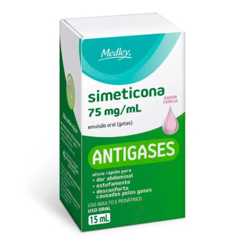 Simeticona 75mg Sabor Cereja Gotas 15ml Medley Genérico