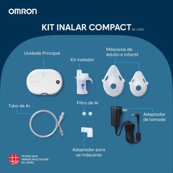 Inalador a Ar Comprimido Omron NE-C810 1 unidade