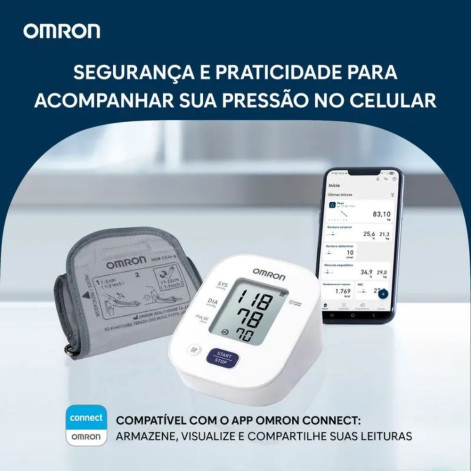 Monitor de Pressão Arterial de Braço Hem-7142-Br - Omron