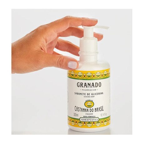 Sabonete Liquido de Glicerina Granado Castanha do Brasil 300ml