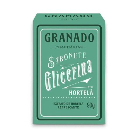 Sabonete em Barra Glicerina Granado Hortelã 90G