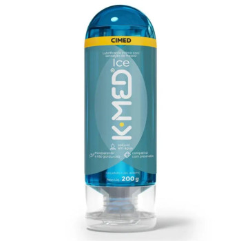Lubrificante Íntimo Gel K-Med Ice 200g