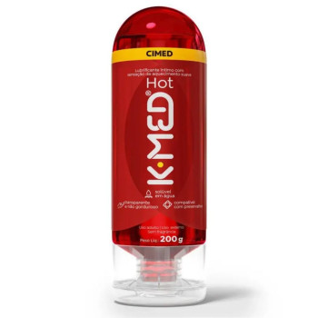 Gel Lubrificante Íntimo K-Med Hot com 200g