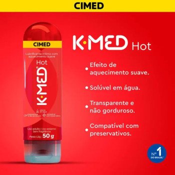 Gel Lubrificante Íntimo K-Med Hot 50g